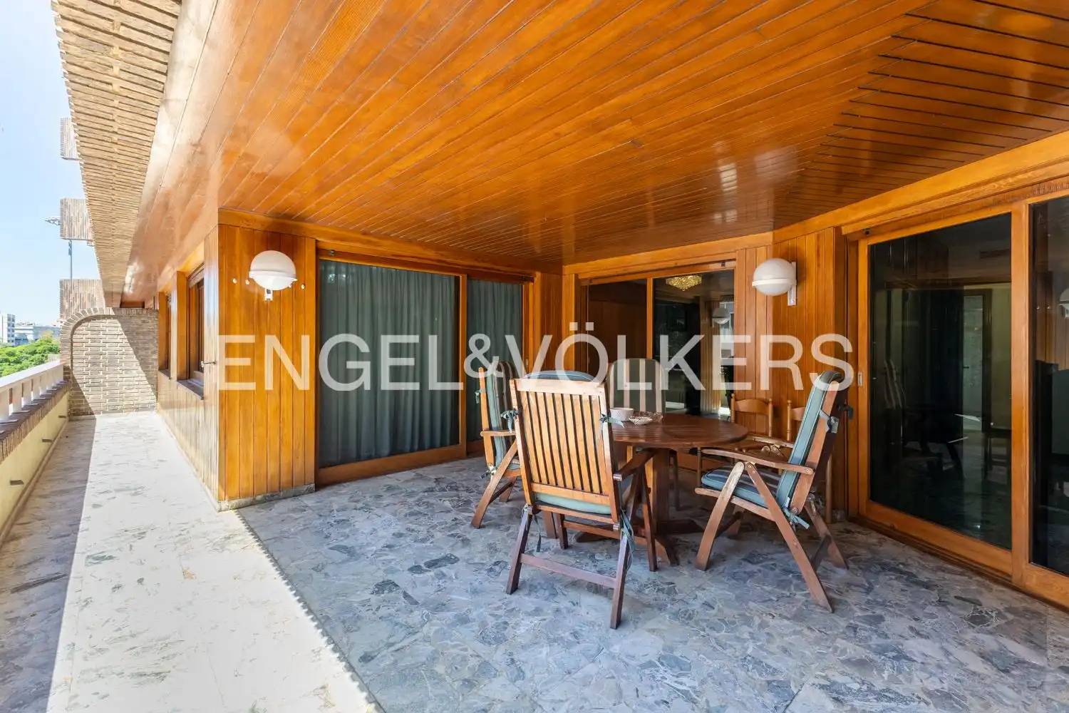 Terraza de Piso de alquiler en Valencia con Aire acondicionado, Calefacción y Terraza