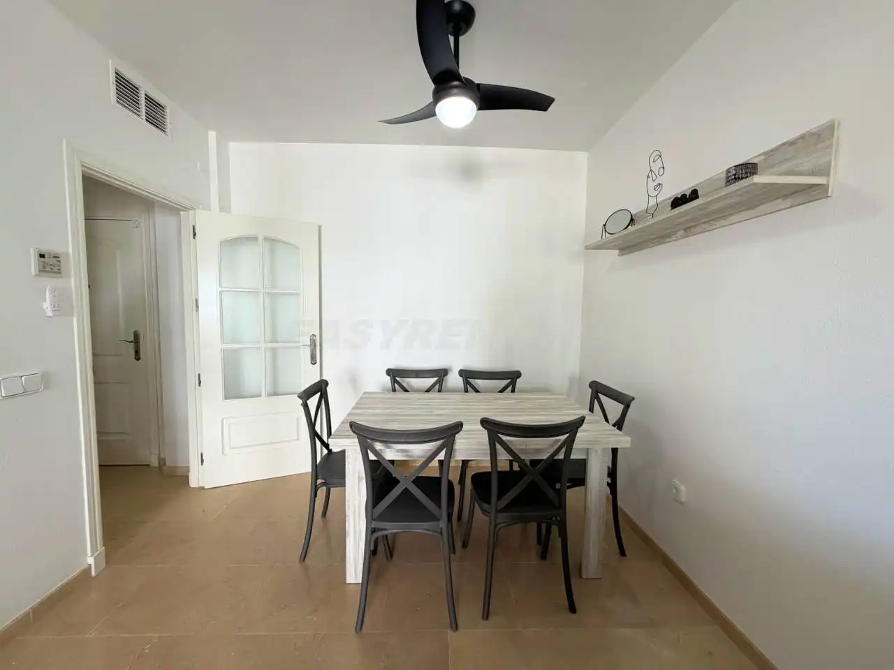 Comedor de Apartamento de alquiler en Manilva con Terraza, Amueblado y Alarma