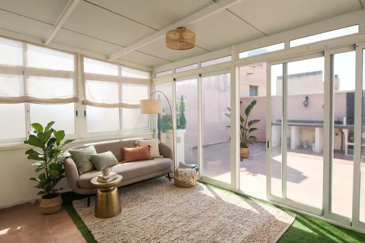 Terrace of Attic for sale in Alicante / Alacant  with Heating, Private garden and Terrace