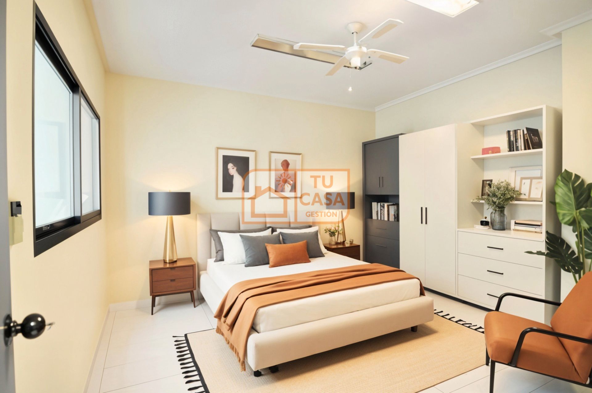 Bedroom of Apartment for sale in Cáceres Capital  with Air Conditioner, Heating and Furnished