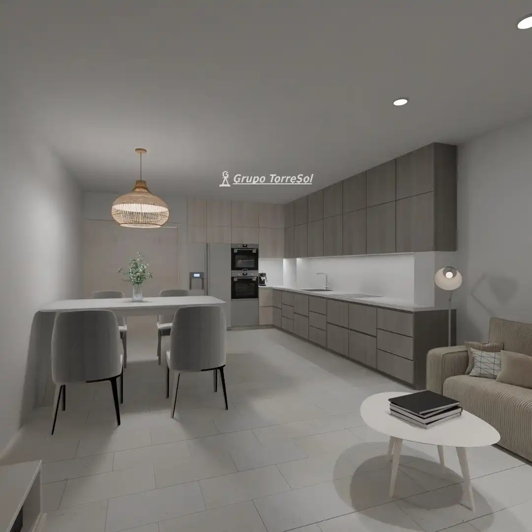 Küche von Wohnung zum Verkauf in Torredembarra mit Klimaanlage, Heizung und Terrasse