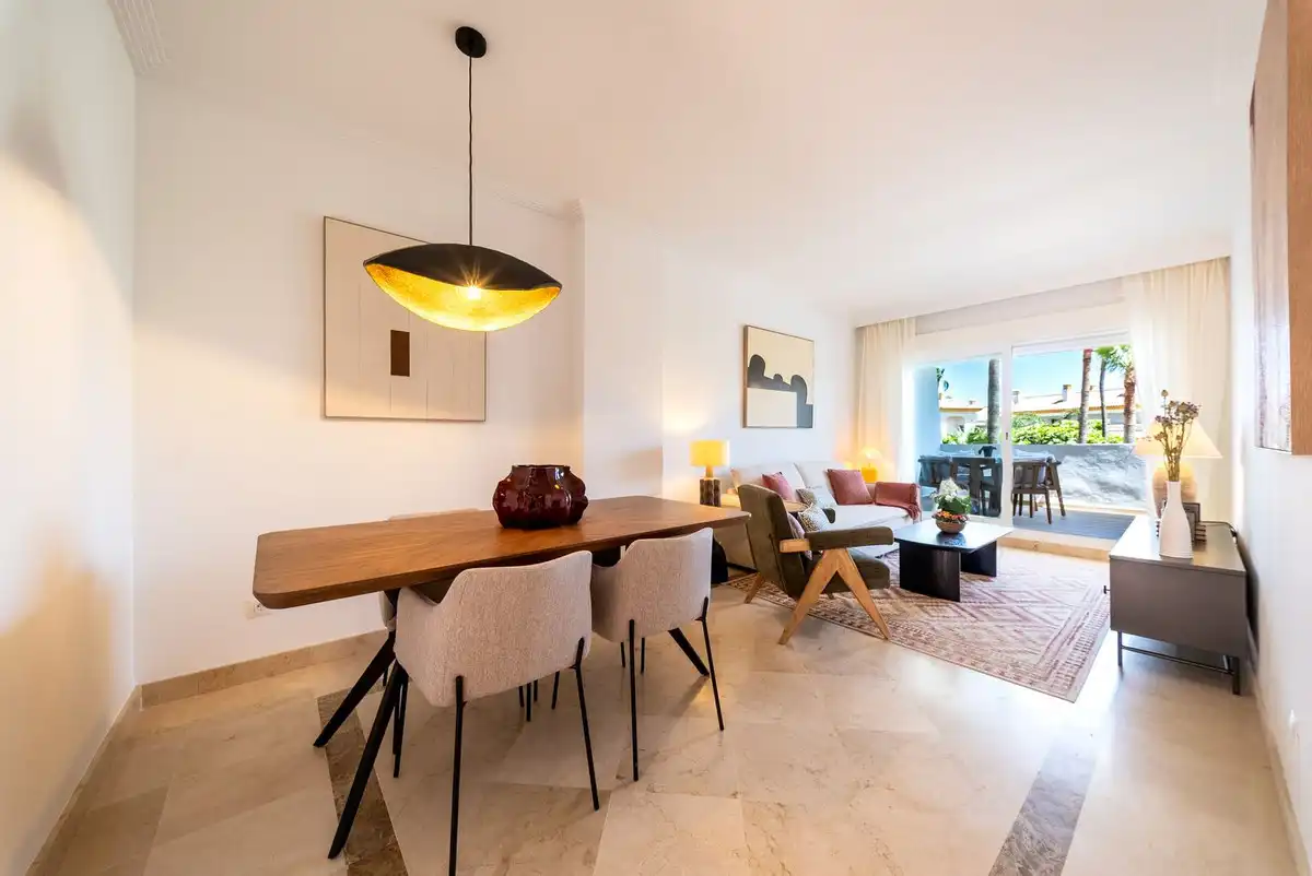 Sala de estar de Planta baja en venta en Mijas con Aire acondicionado, Calefacción y Terraza