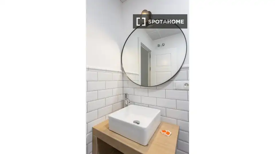 Bathroom of Study for share in Málaga  with Air Conditioner, Terrace and Furnished