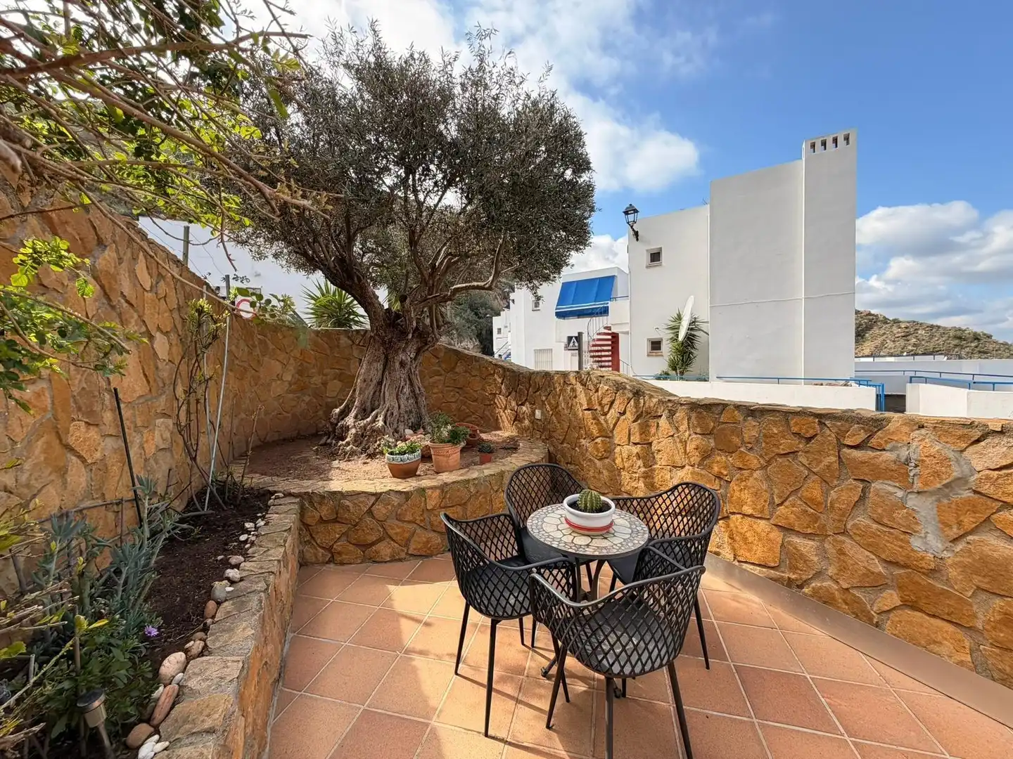 Terraza de Casa o chalet en venta en Mojácar con Calefacción, Jardín privado y Terraza