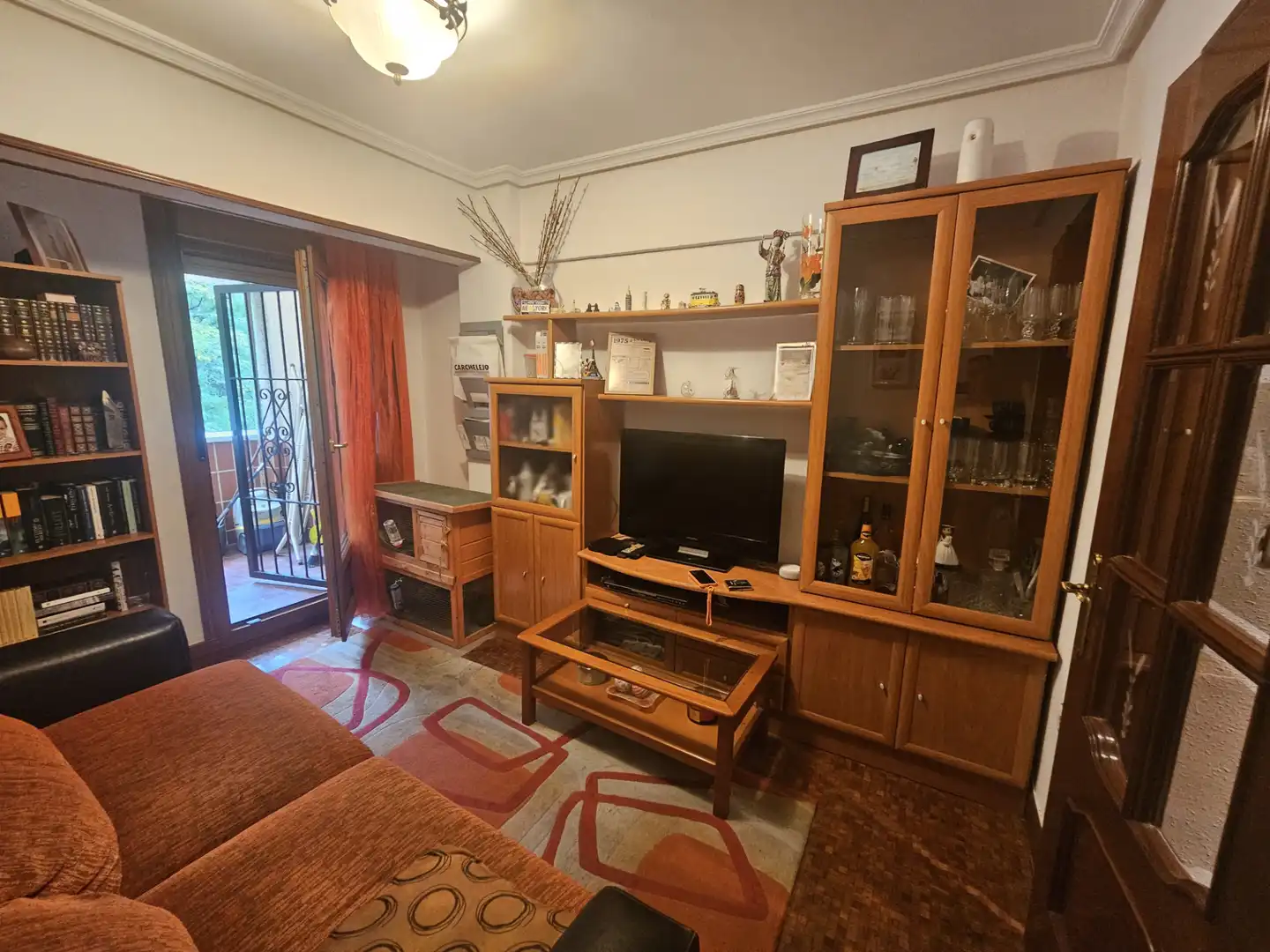 Sala de estar de Piso en venta en Galdakao con Terraza y Amueblado