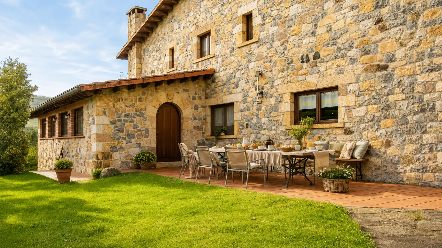 Terrassa de Casa o xalet en venda en Villafufre amb Calefacció, Jardí privat i Terrassa