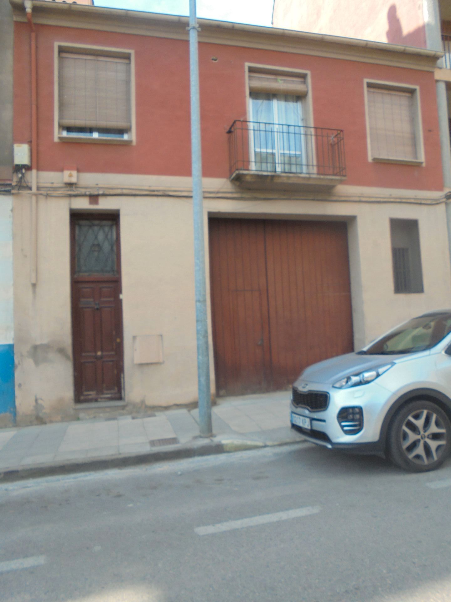 Exterior view of House or chalet for sale in Barbastro  with Private garden