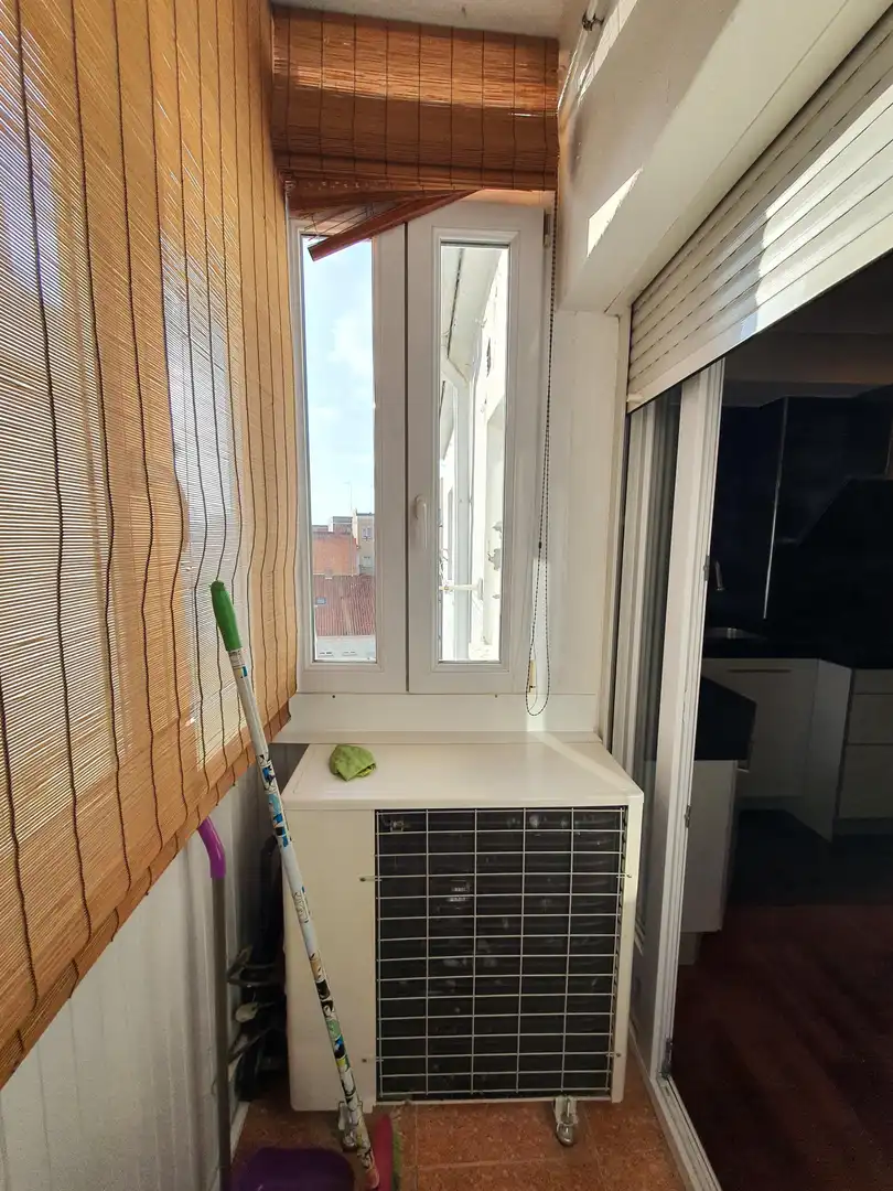Terrasse von Wohnung zur Miete in Palencia mit Klimaanlage, Parkett und Abstellraum