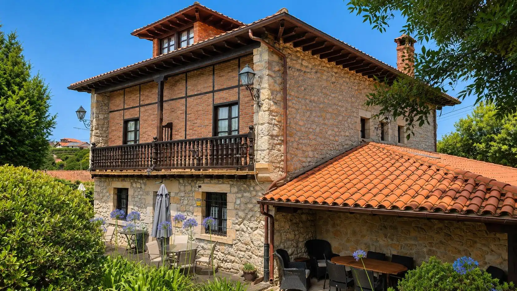 Exterior view of Houses for sale in Alfoz de Lloredo  with Heating, Private garden and Terrace