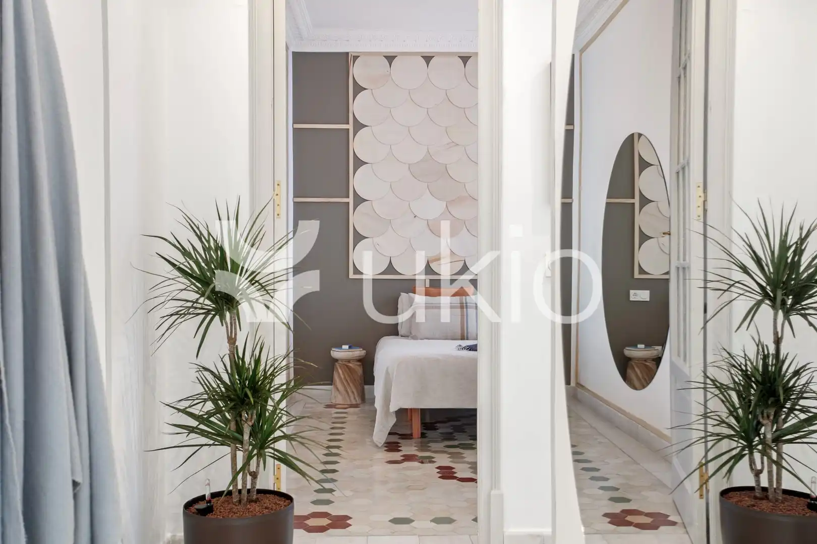 Habitación de Apartamento de alquiler en Madrid con Aire acondicionado, Terraza y Amueblado
