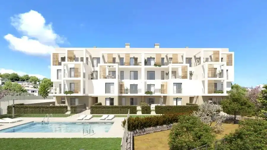 Exterior view of Flat for sale in Calvià  with Air Conditioner, Heating and Terrace