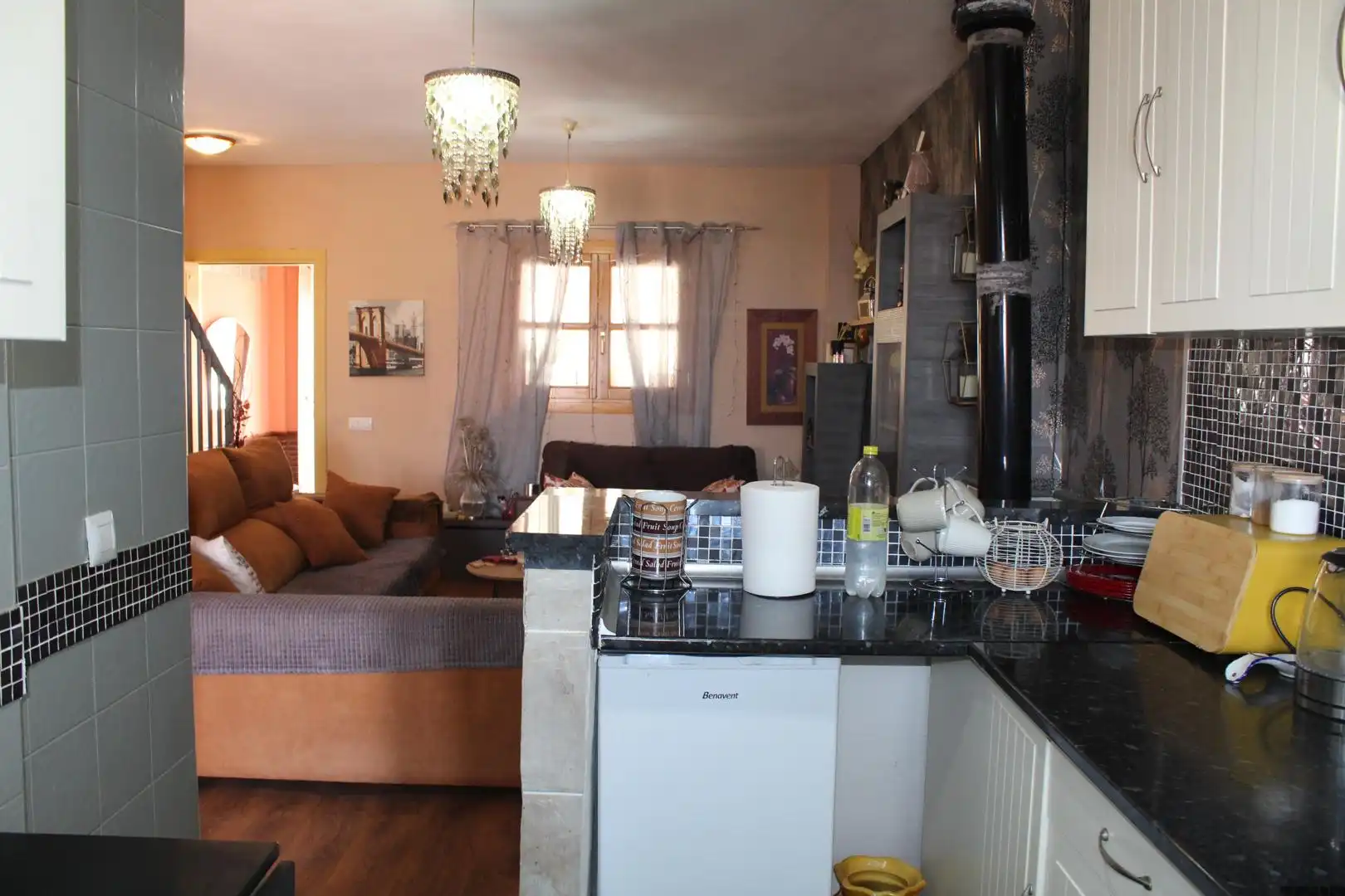 Cocina de Casa adosada en venta en Enix con Aire acondicionado, Calefacción y Jardín privado