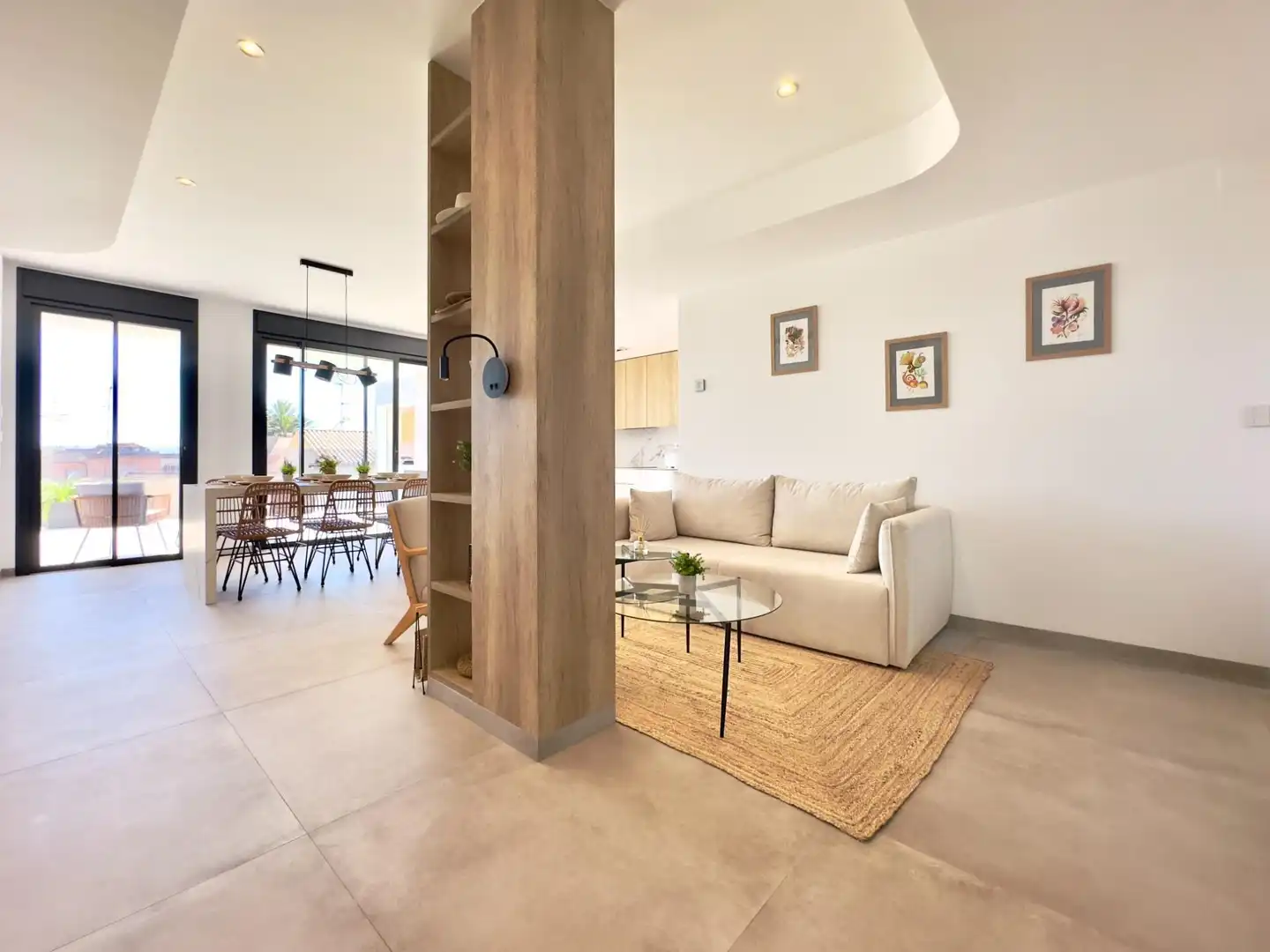 Sala d'estar de Apartament en venda en San Pedro del Pinatar amb Aire condicionat, Terrassa i Traster