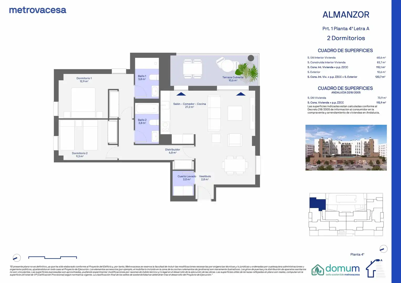 Piso de obra nueva en venta en Parcela R. Palmas Altas, imagen 2