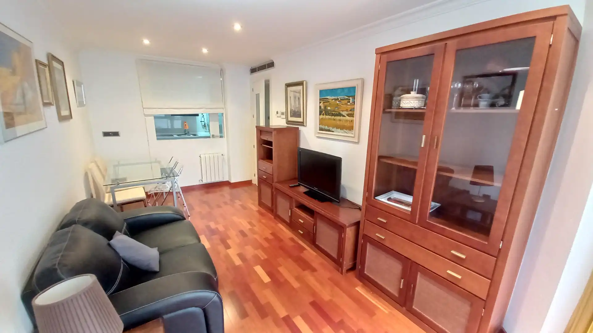 Wohnzimmer von Wohnungen zur Miete in  Albacete Capital mit Klimaanlage, Heizung und Parkett