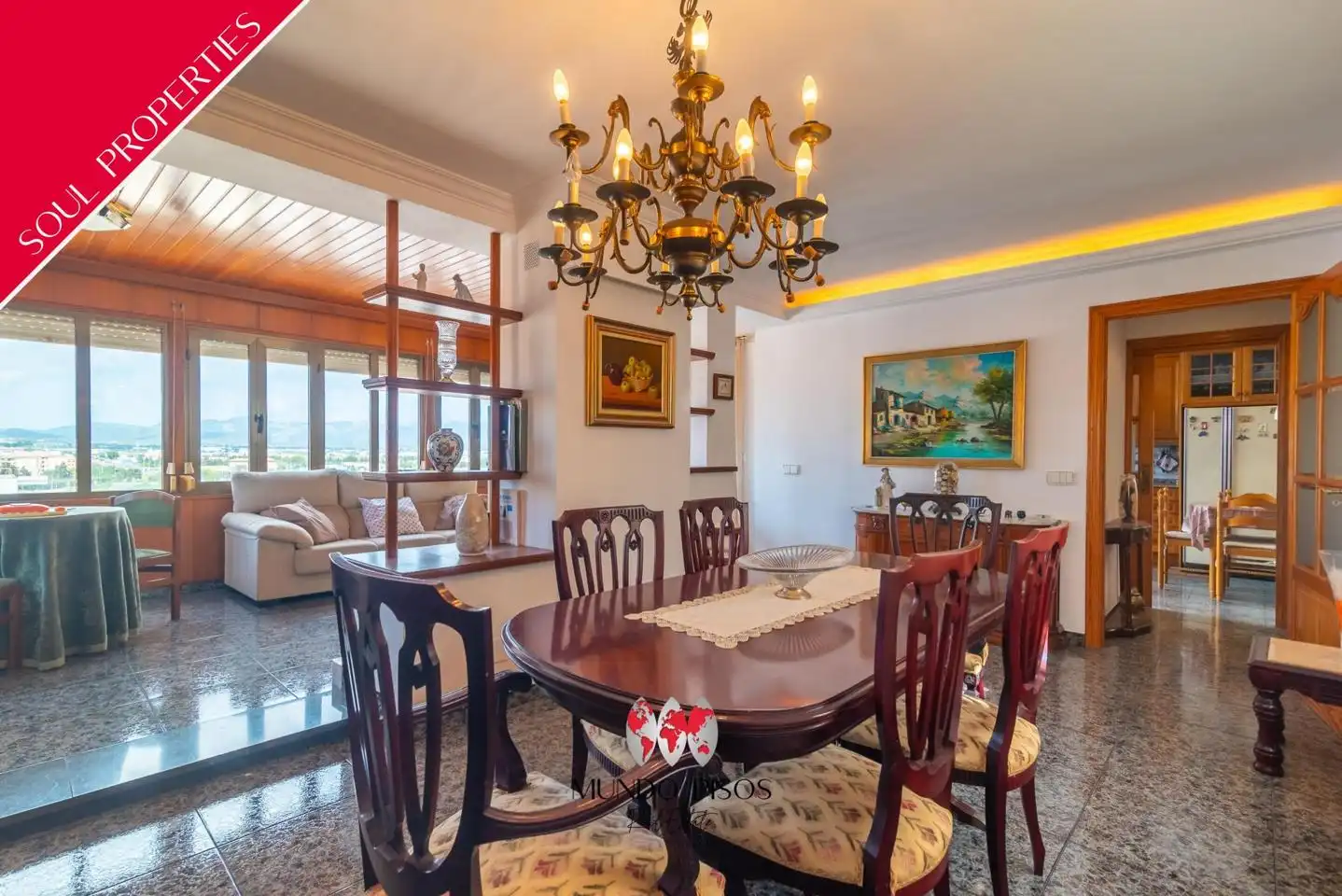 Comedor de Ático en venta en  Palma de Mallorca con Calefacción, Terraza y Amueblado