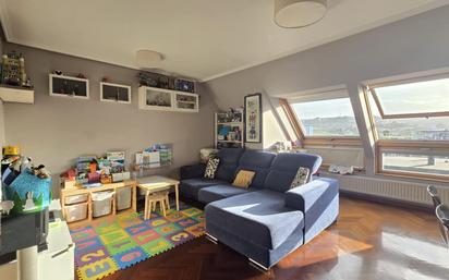 Living room of Attic for sale in A Coruña Capital 