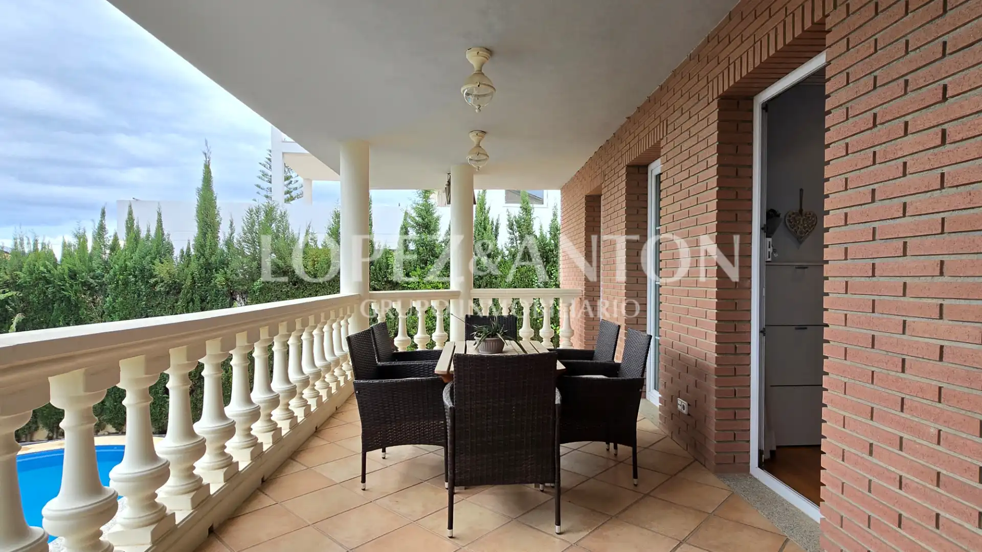 Terraza de Casa o chalet en venta en Benaguasil con Aire acondicionado, Jardín privado y Parquet
