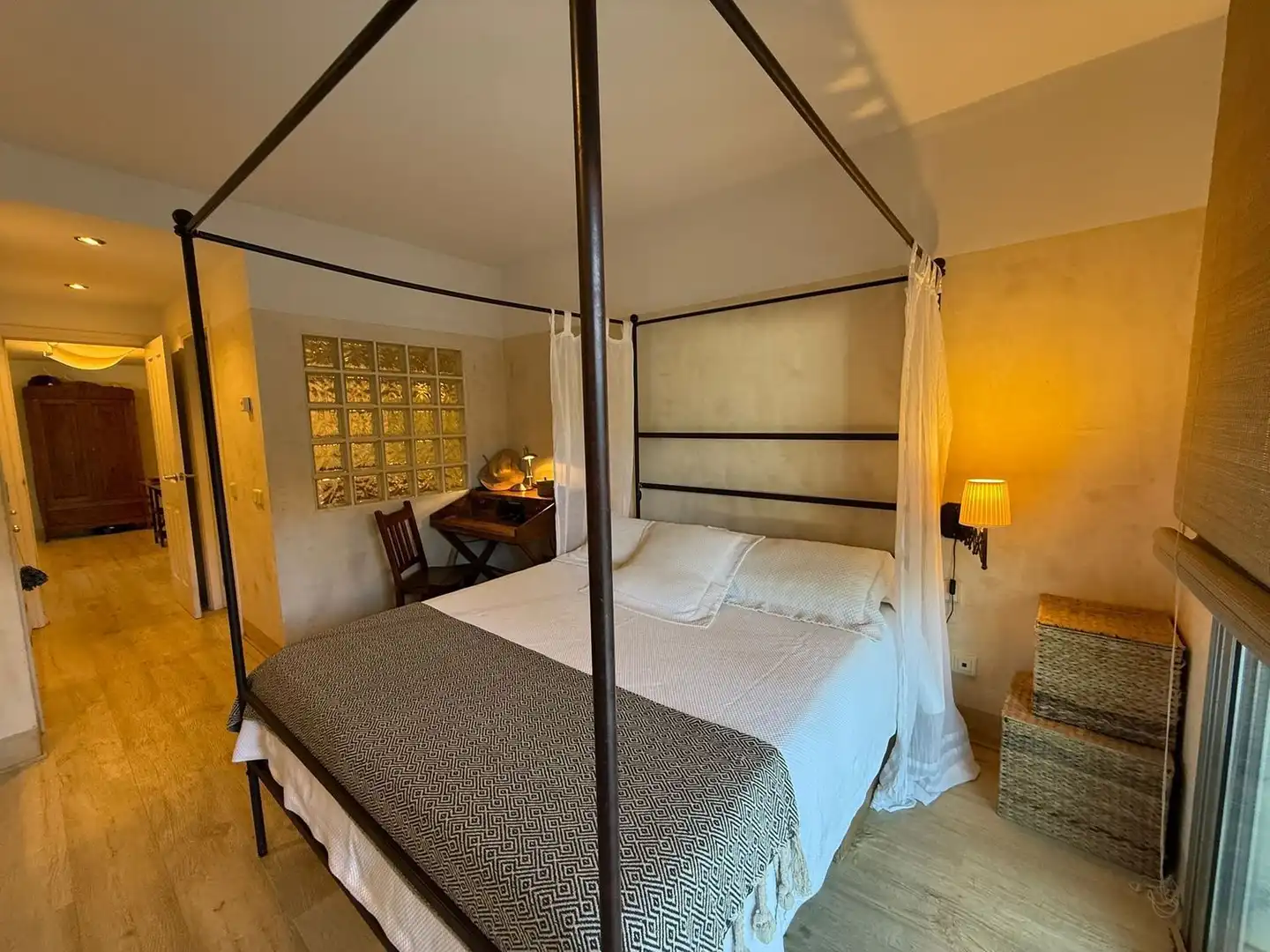 Bedroom of Flat for rent in Castell d'Aro, Platja d'Aro i s'Agaró  with Air Conditioner, Private garden and Terrace