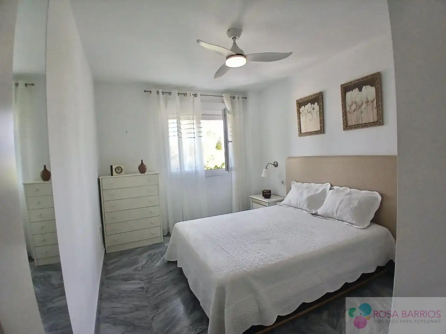 Bedroom of Flat for rent in Marbella  with Terrace, Furnished and Community pool