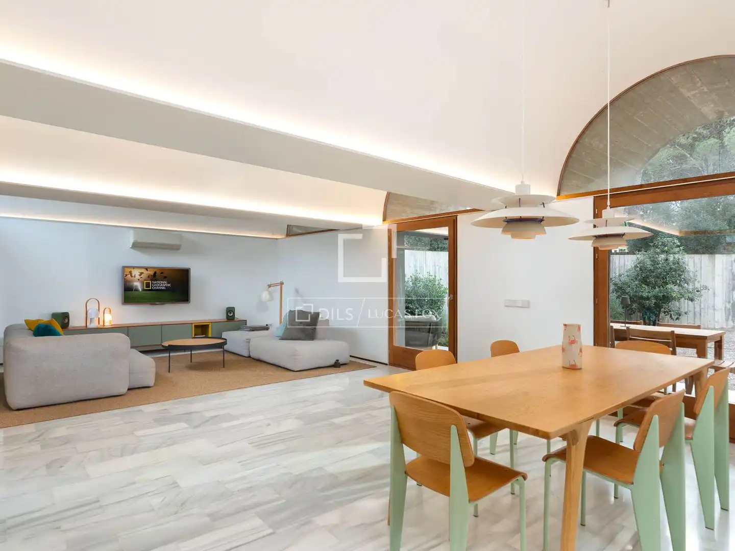 Living room of Houses for sale in L'Escala  with Air Conditioner, Heating and Private garden