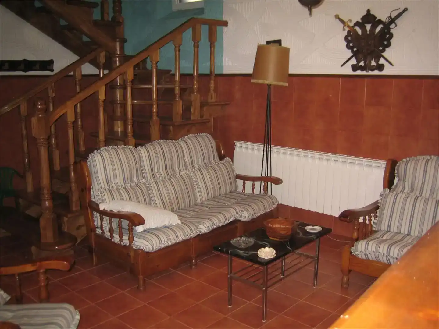 Sala de estar de Casa o chalet en venta en Gradefes con Piscina y Balcón