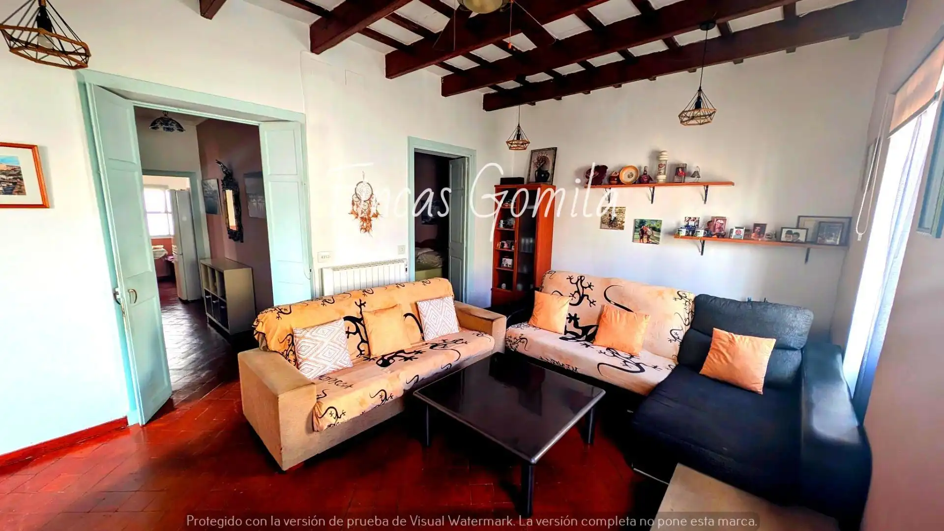 Sala de estar de Finca rústica en venta en Es Castell