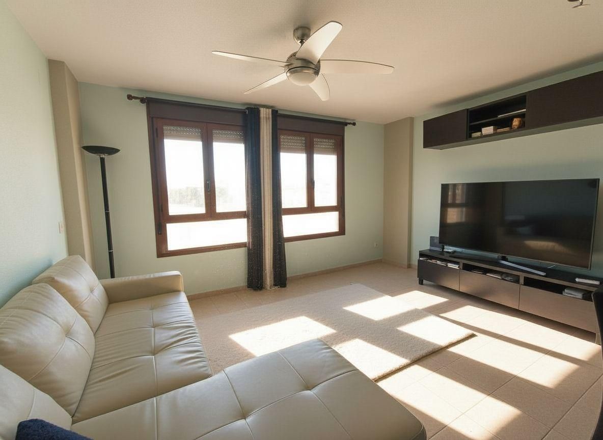 Sala de estar de Ático en venta en Aspe con Terraza y Trastero