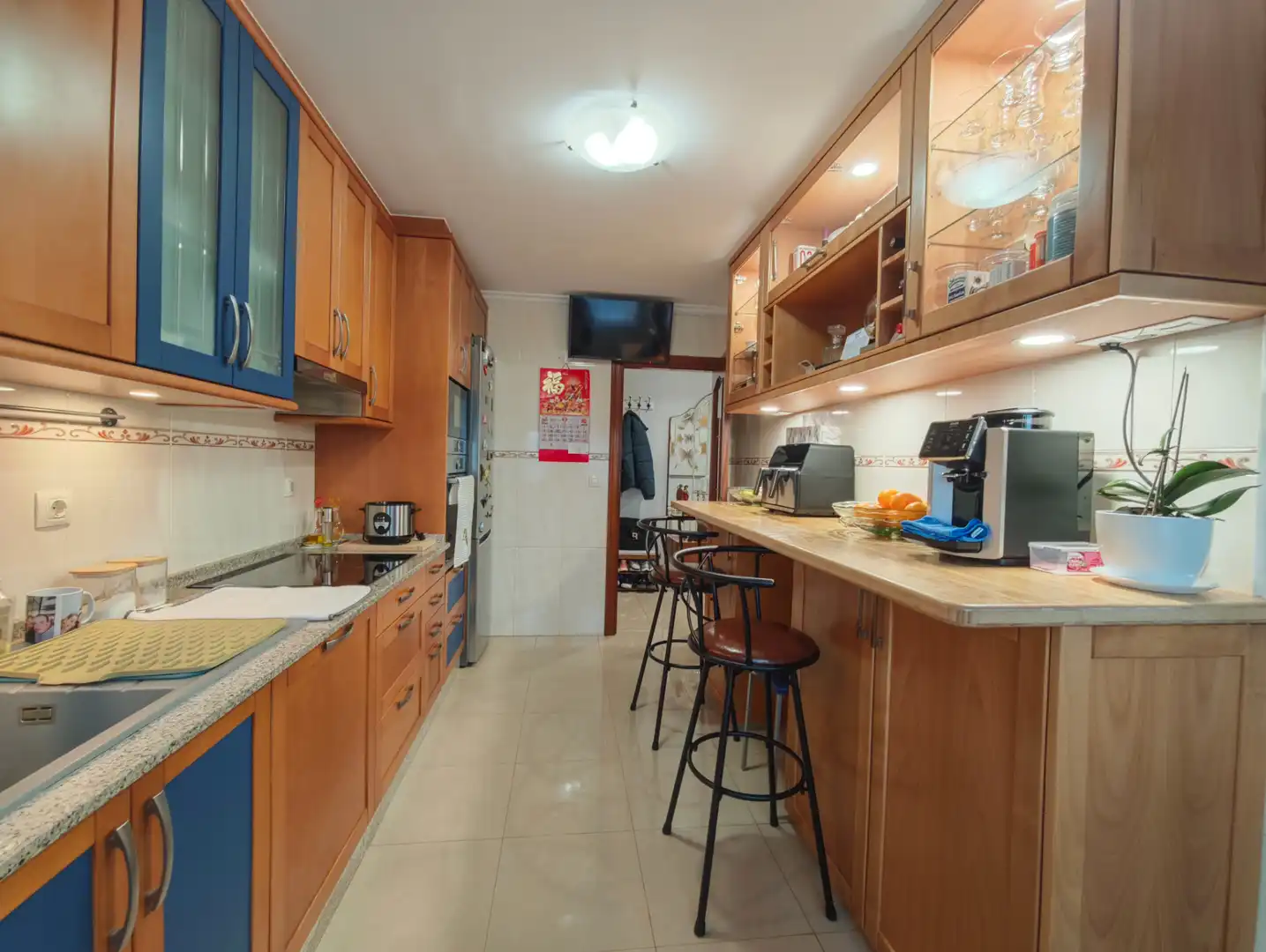 Cocina de Piso en venta en Narón con Calefacción, Parquet y Trastero
