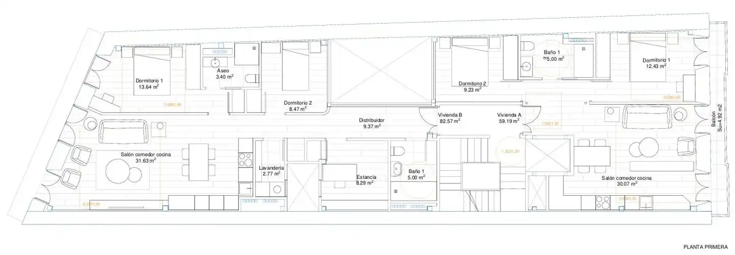 Piso en venta en A Coruña Capital  con Calefacción y Balcón