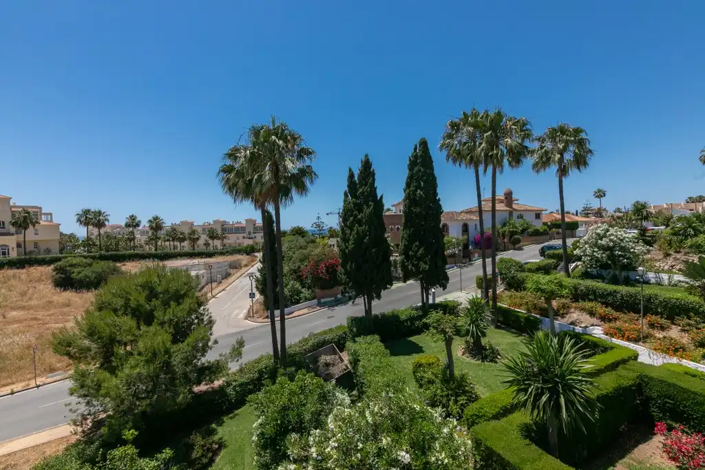 Exterior view of Attic for rent in Mijas  with Air Conditioner, Terrace and Furnished