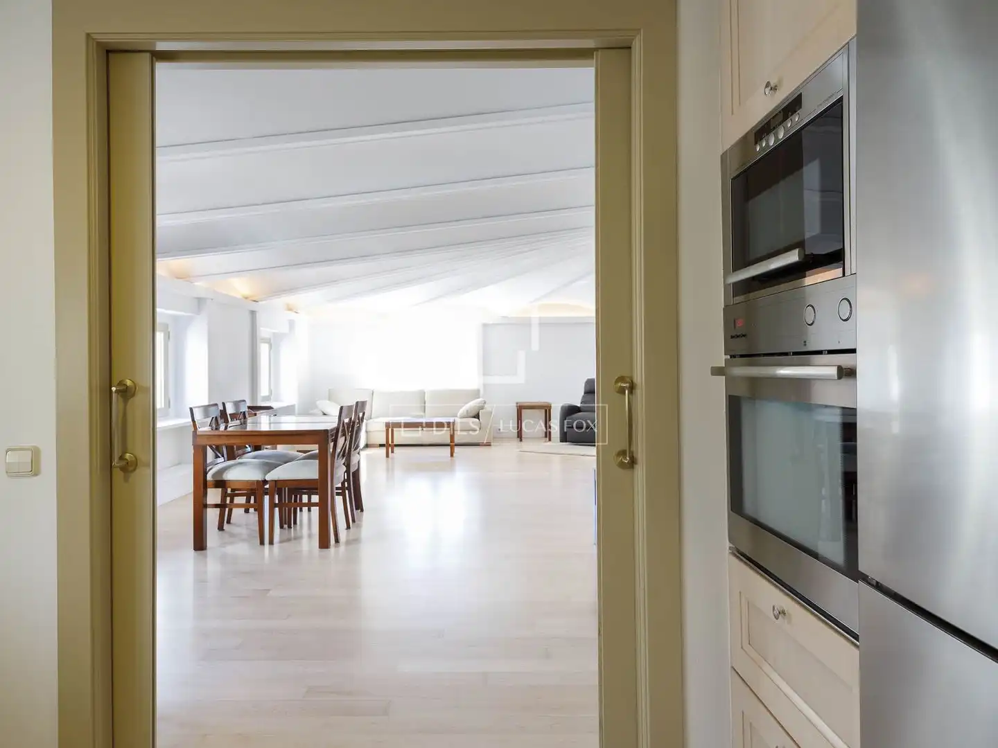 Cocina de Piso de alquiler en Valencia con Aire acondicionado, Calefacción y Parquet