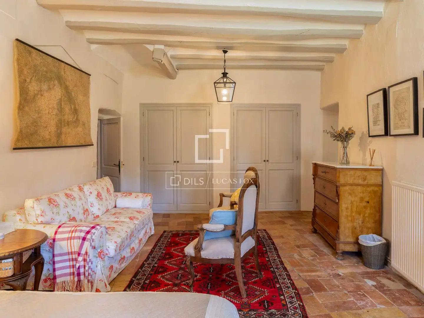 Sala de estar de Finca rústica en venta en Garrigàs con Aire acondicionado, Calefacción y Jardín privado