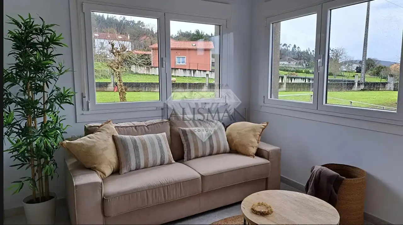 Living room of Houses for rent in Ponteceso  with Heating, Private garden and Terrace