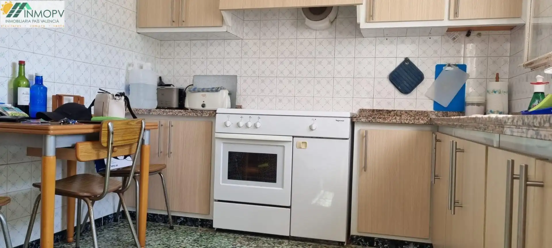 Cuina de Finca rústica en venda en Vinaròs amb Calefacció, Jardí privat i Terrassa