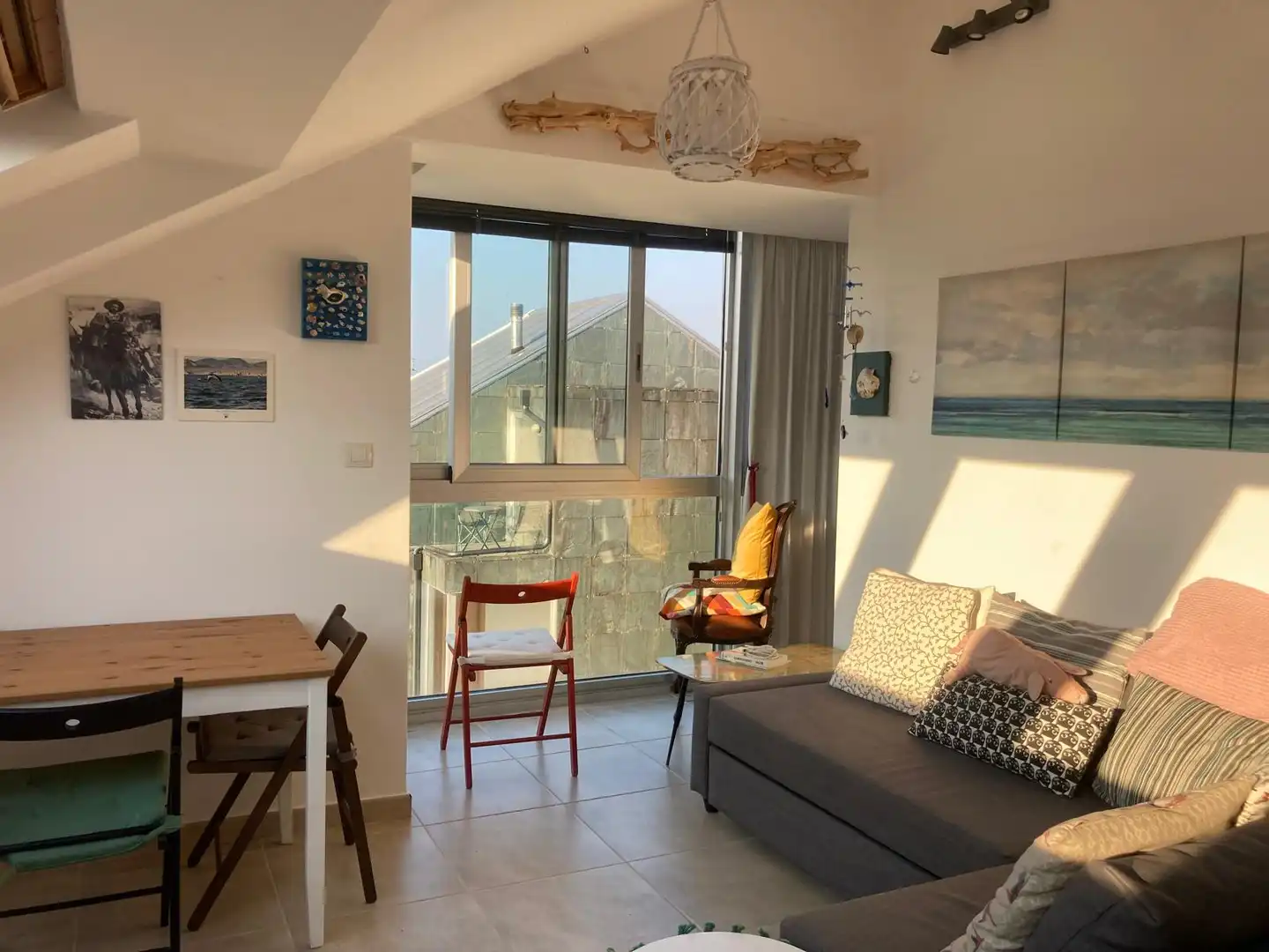Terraza de Ático de alquiler en Ribeira con Terraza y Amueblado
