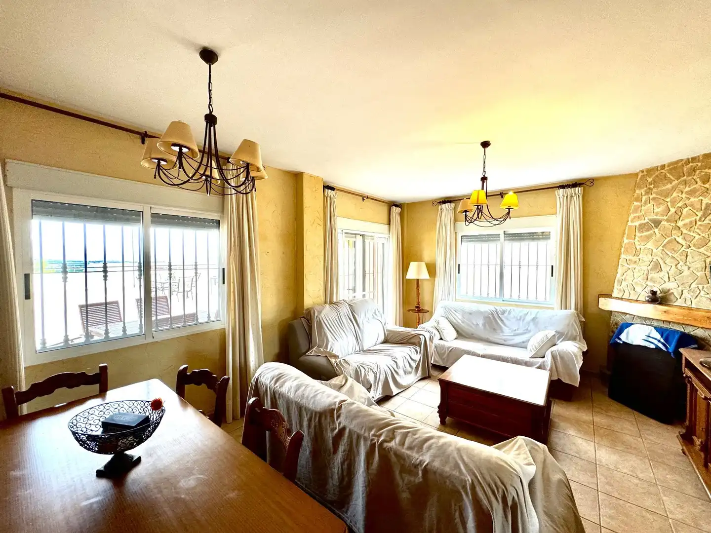 Sala de estar de Casa o chalet de alquiler en Jacarilla con Jardín privado, Terraza y Trastero