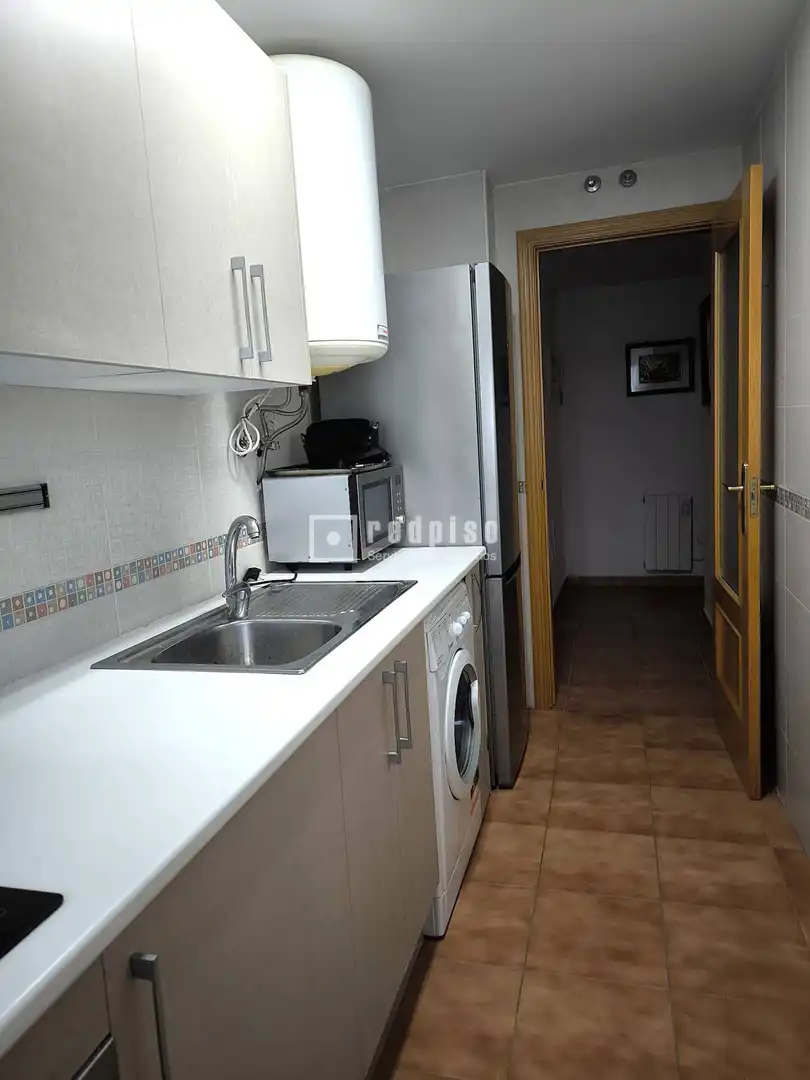 Küche von Wohnung zur Miete in Calera y Chozas mit Heizung, Terrasse und Abstellraum