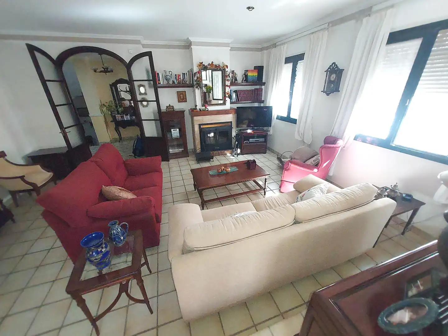 Sala de estar de Casa o chalet en venta en Algeciras con Aire acondicionado, Terraza y Piscina