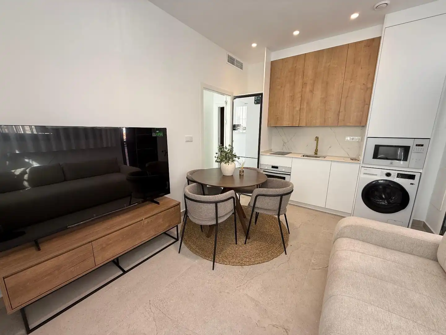 Living room of Apartments for rent in Murcia  with Air Conditioner, Storage room and Furnished