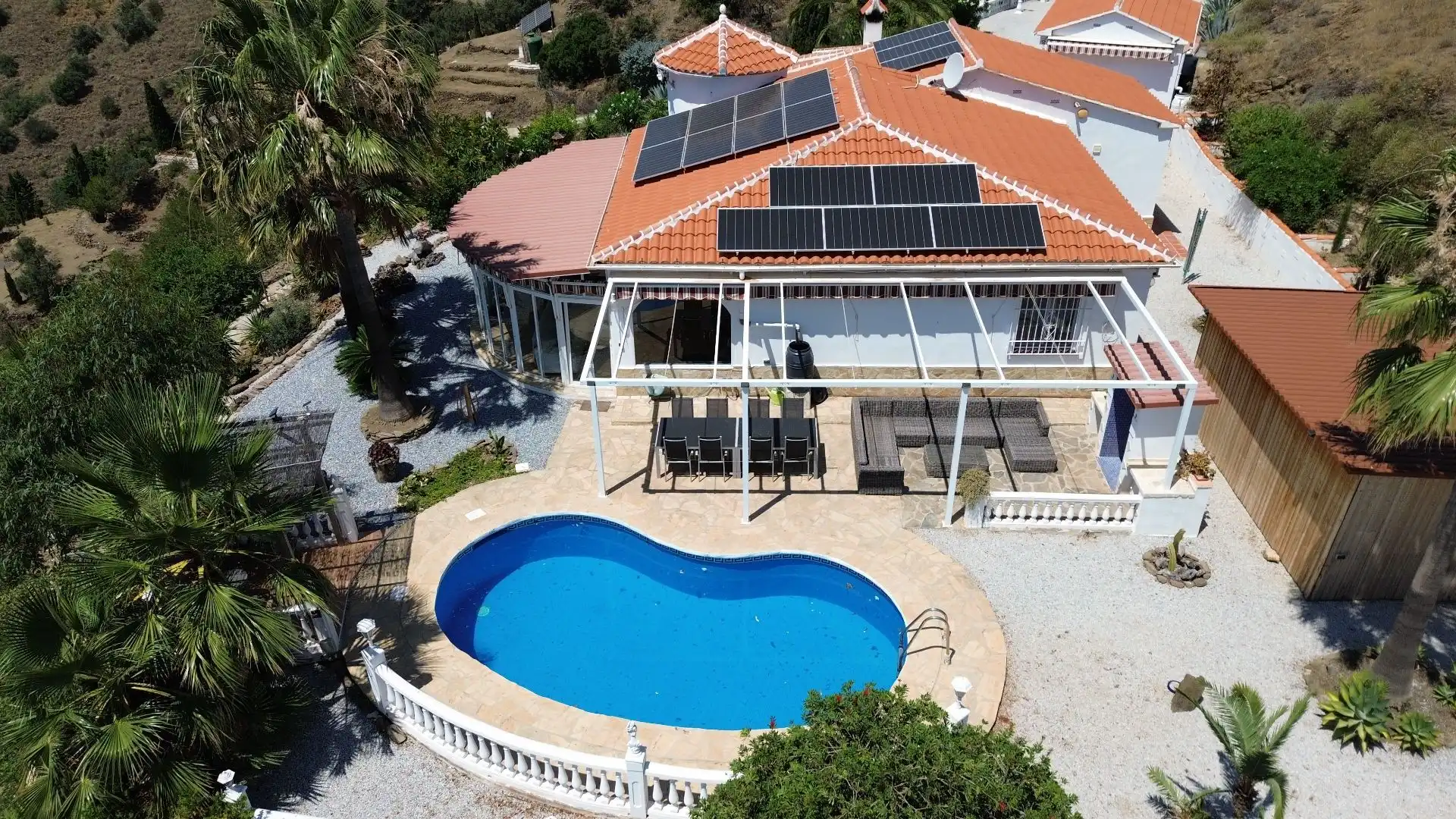 Piscina de Finca rústica en venda en Arenas amb Aire condicionat, Jardí privat i Terrassa