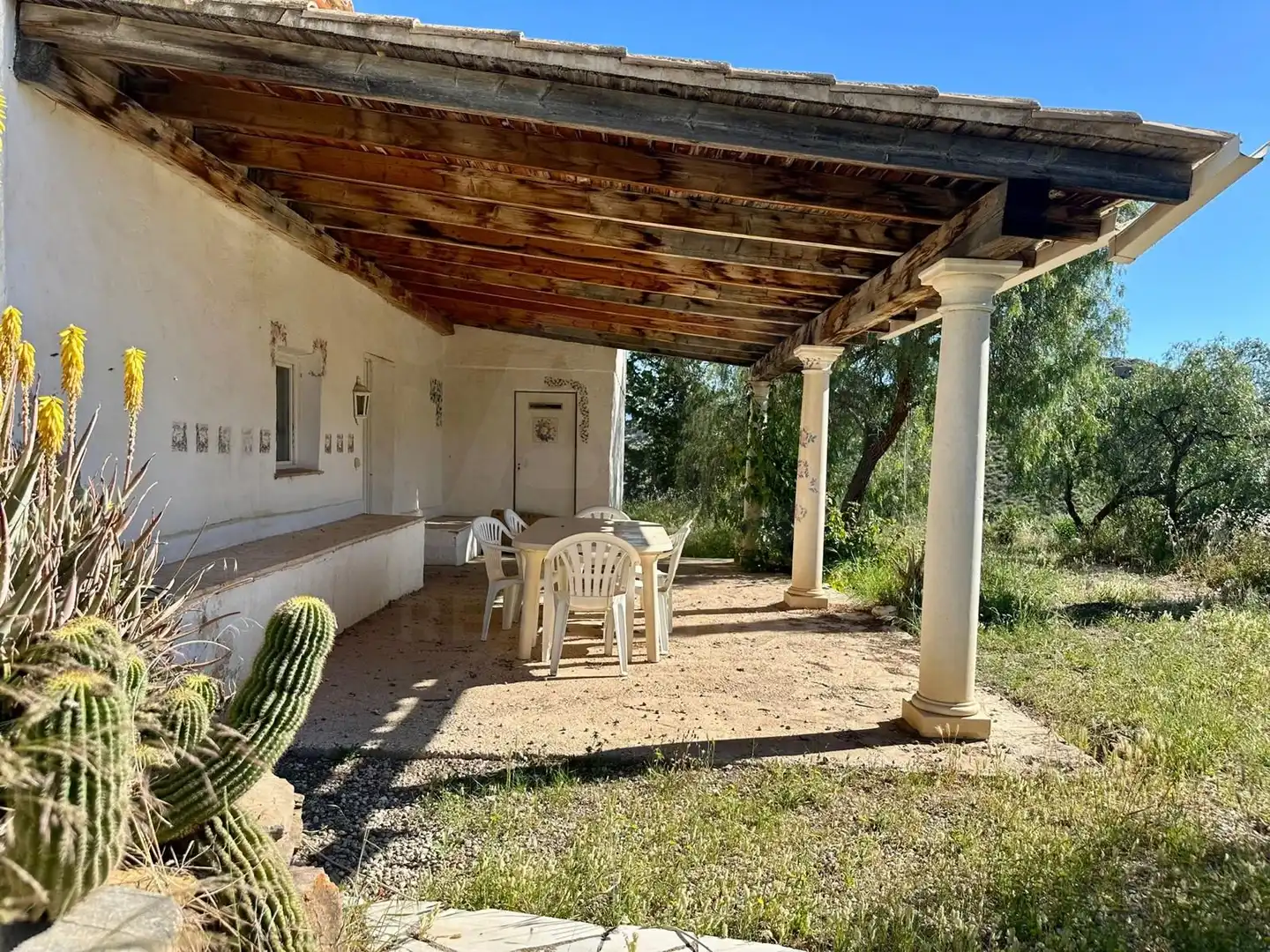Terrace of Country homes for sale in Lorca  with Heating, Terrace and Swimming Pool