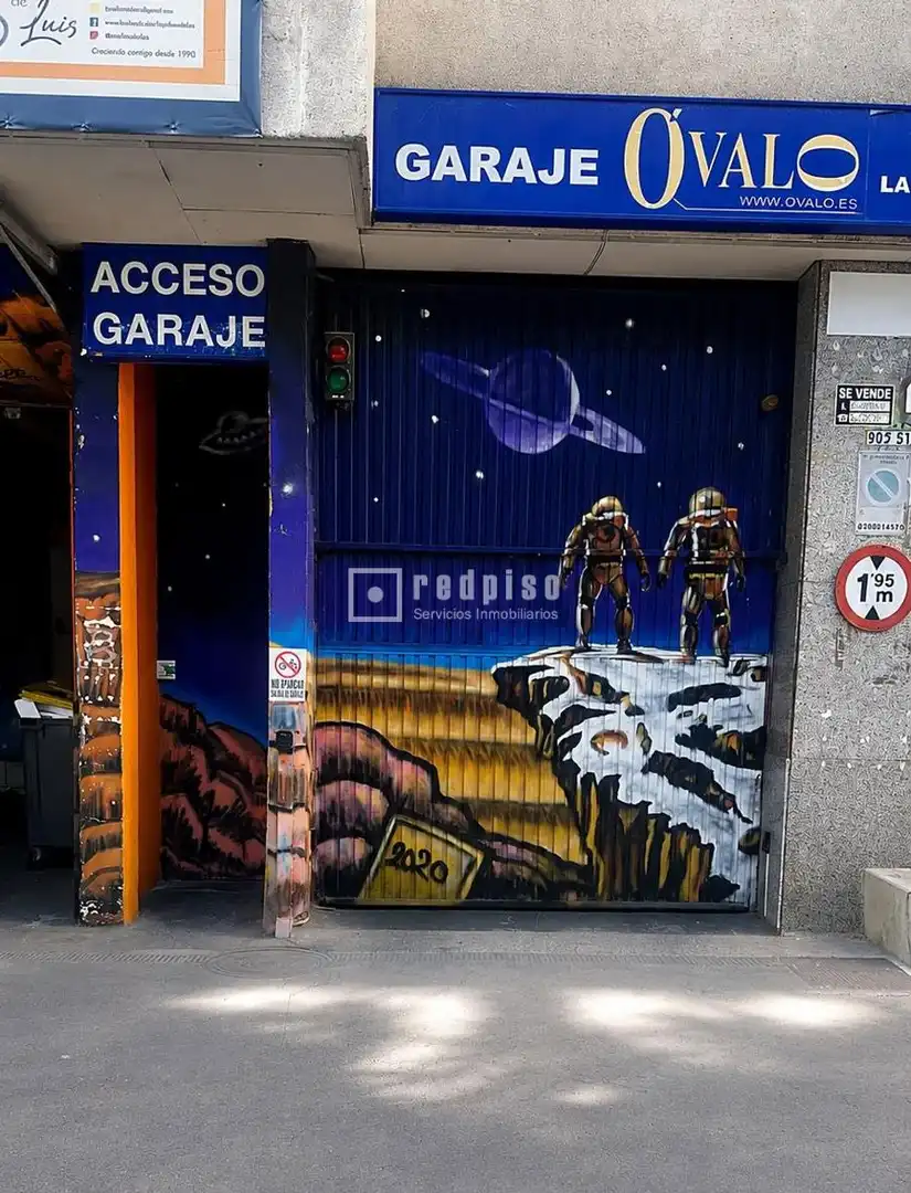 Vista exterior de Garaje en venta en Madrid