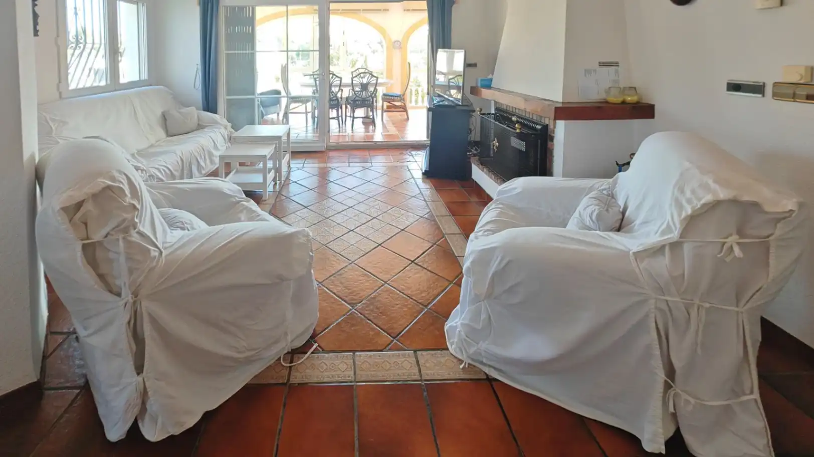 Living room of Houses for sale in Dénia  with Air Conditioner, Heating and Private garden