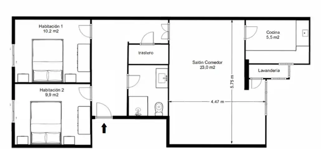 Wohnung zum Verkauf in Barcelona mit Klimaanlage, Heizung und Parkett