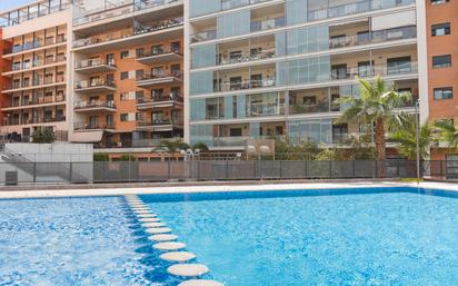 Swimming pool of Flat for sale in Paterna  with Air Conditioner