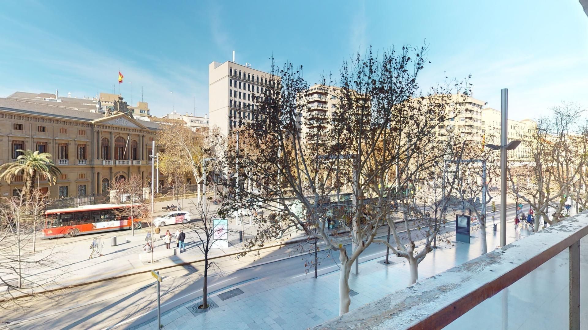 Exterior view of Flat for sale in  Zaragoza Capital  with Heating, Parquet flooring and Terrace