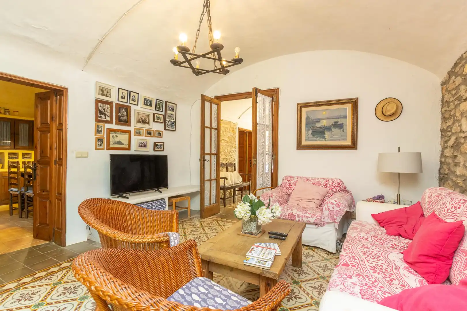 Living room of Country homes for sale in Begur  with Heating, Private garden and Terrace