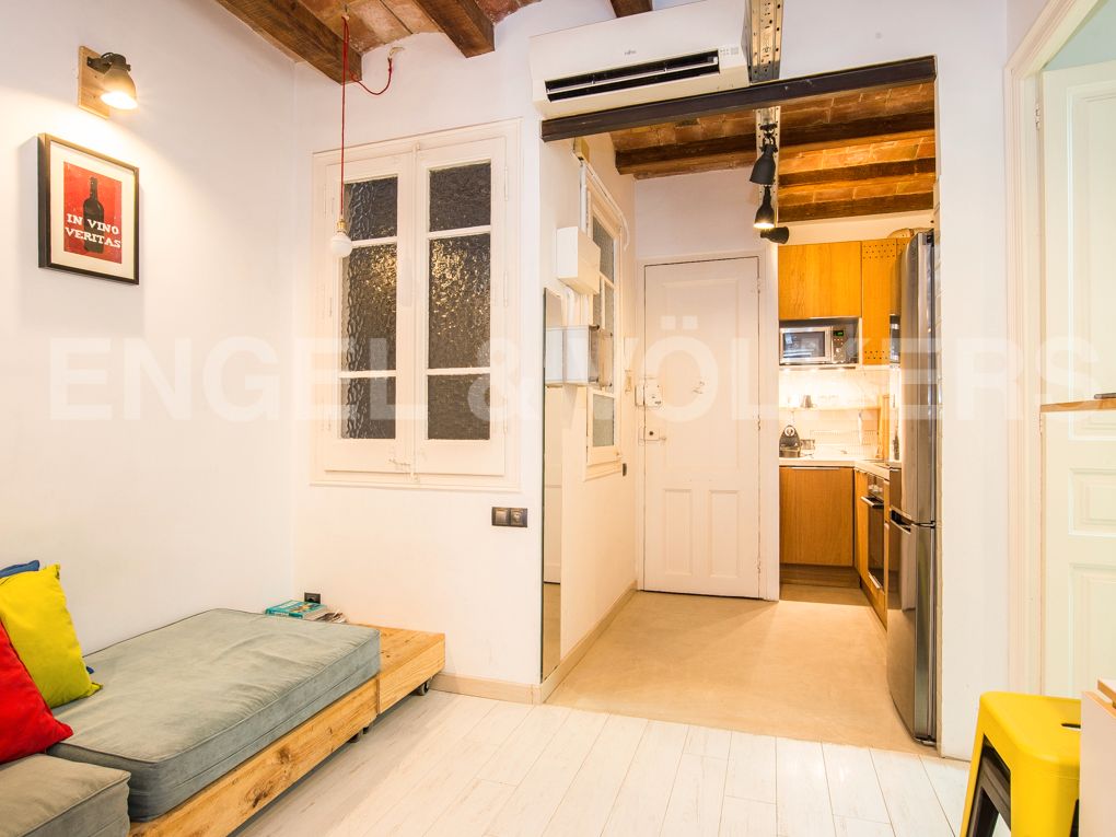 Bedroom of Apartment for sale in  Barcelona Capital  with Heating and Balcony