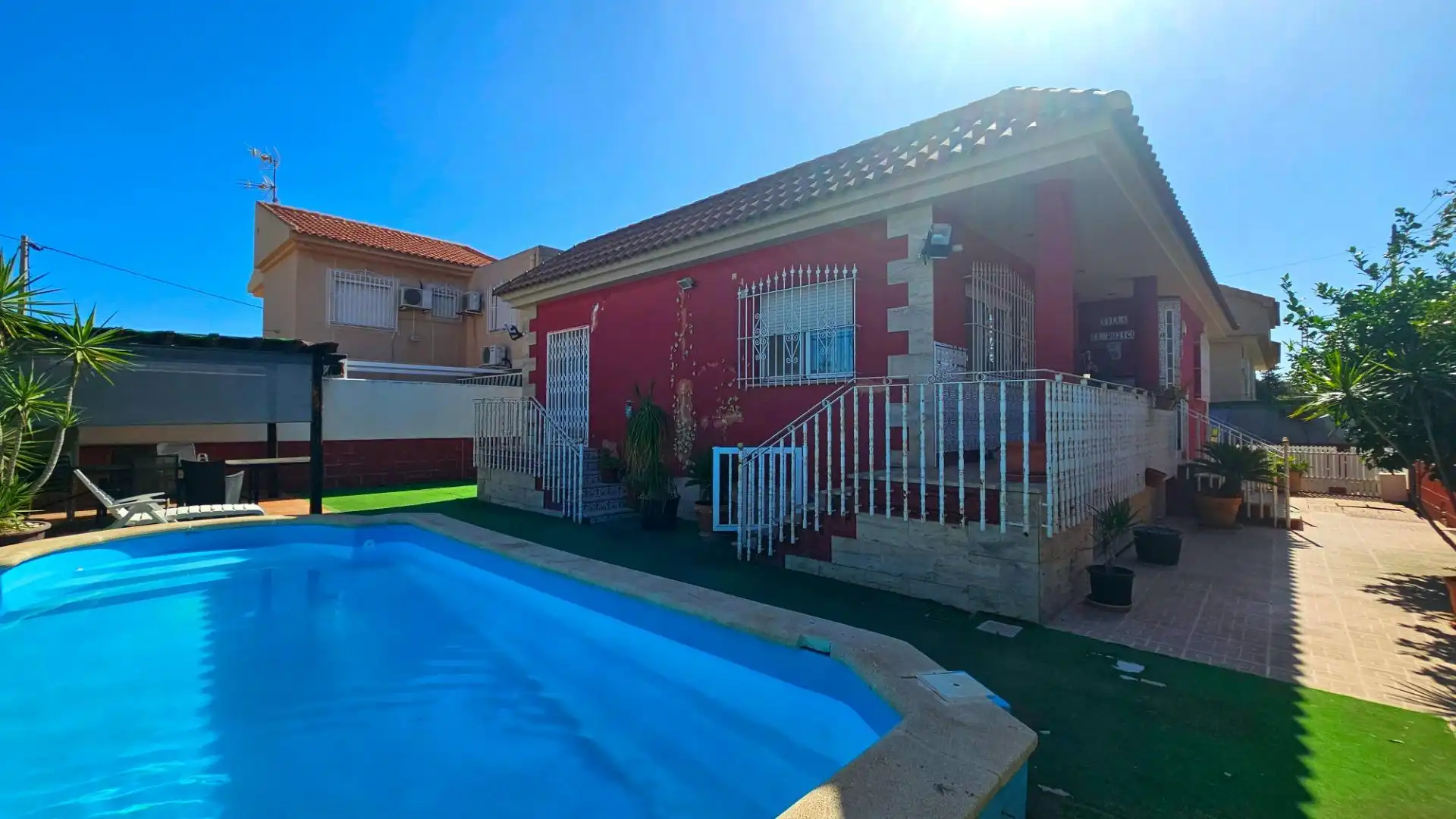 Piscina de Casa o chalet en venta en Cartagena con Aire acondicionado, Jardín privado y Piscina